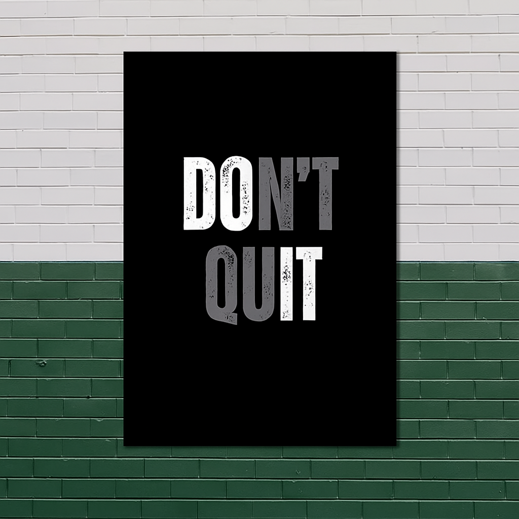 Inspirational + Motivational Poster