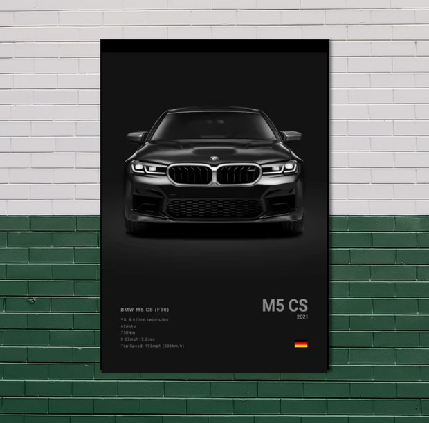 Black BMW M Posters