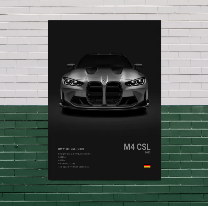 Black BMW M Posters