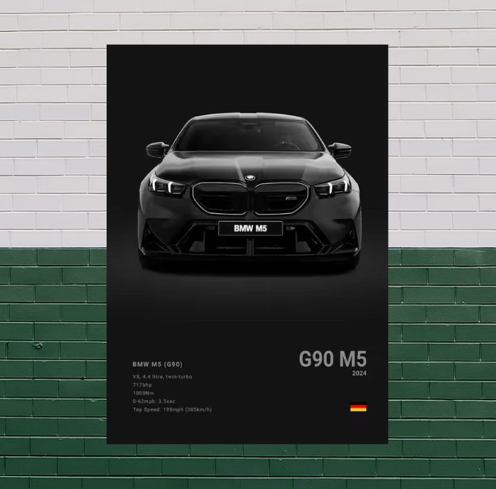 Black BMW M Posters
