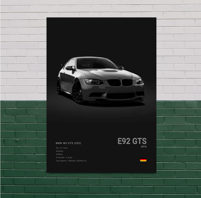 Black BMW M Posters