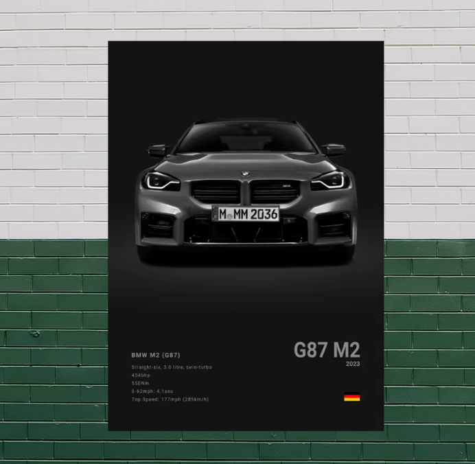 Black BMW M Posters