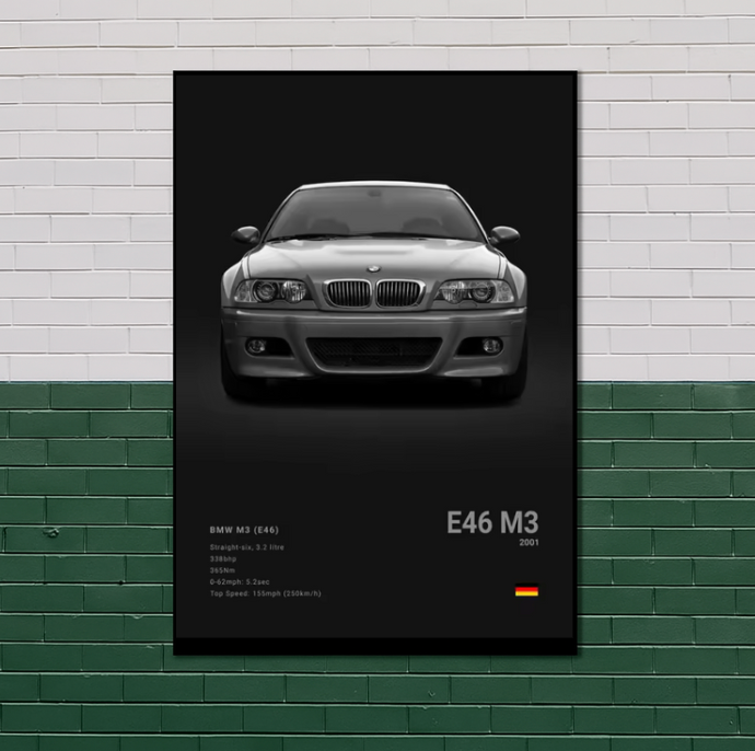 Black BMW M Posters